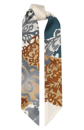Шелковый шарф-бандо Azulejos | Фото №1 Шелковый шарф-бандо Azulejos | Фото №1
