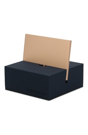 Подставка для iphone dock lightning NATIVE UNION синего цвета по цене 3290 руб., арт. DOCK-IP-SL-MAR | Фото 1 Подставка для iphone dock lightning NATIVE UNION синего цвета, арт. DOCK-IP-SL-MAR | Фото 1 (Региональные ограничения белый список (Axapta Mercury): RU; Статус проверки: Проверена категория)