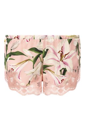 Женские шорты из смеси шелка и хлопка DOLCE & GABBANA светло-розового цвета по цене 28600 руб., арт. 03A02T/FSAYV | Фото 1 Женские шорты из смеси шелка и хлопка DOLCE & GABBANA светло-розового цвета, арт. 03A02T/FSAYV | Фото 1