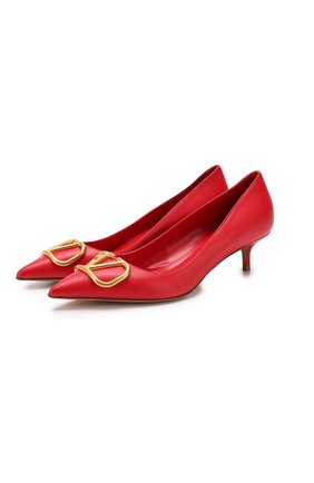Кожаные туфли Valentino Garavani Go Logo | Фото №1 Кожаные туфли Valentino Garavani Go Logo | Фото №1