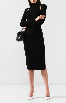 Женская кашемировая юбка TOM FORD черного цвета по цене 106500 руб., арт. GCK079-YAX226 | Фото 2 Женская кашемировая юбка TOM FORD черного цвета, арт. GCK079-YAX226 | Фото 2