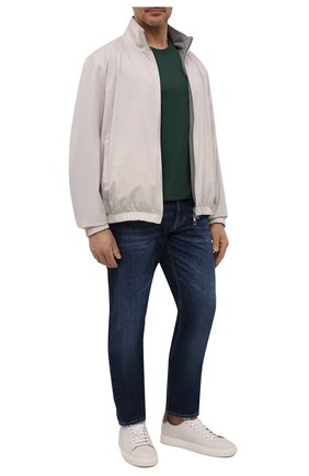 Мужская хлопковая футболка DOLCE & GABBANA зеленого цвета по цене 28250 руб., арт. G8KJ9T/FU7EQ | Фото 2 Мужская хлопковая футболка DOLCE & GABBANA зеленого цвета, арт. G8KJ9T/FU7EQ | Фото 2 (Статус проверки: Проверено, Проверена категория; Материал внешний: Хлопок; Рукава: Короткие; Длина (для топов): Стандартные; Принт: Без принта; Стили: Кэжуэл)