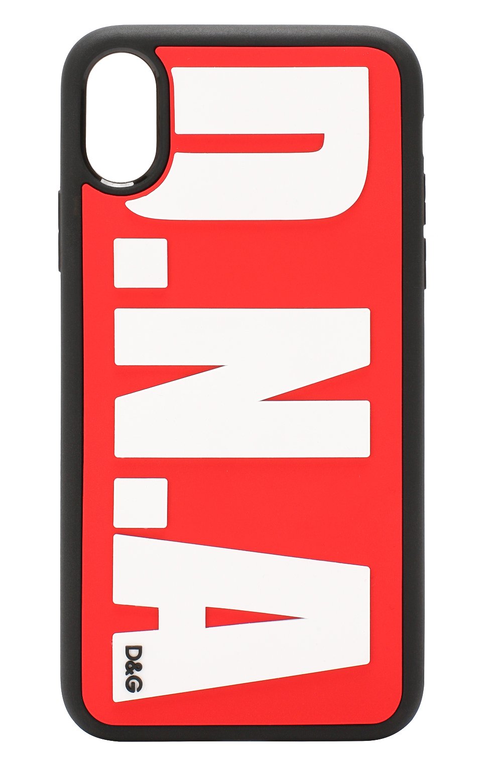 Мужской чехол для iphone x DOLCE & GABBANA красного цвета, арт. BP2418/AA236 | Фото 1