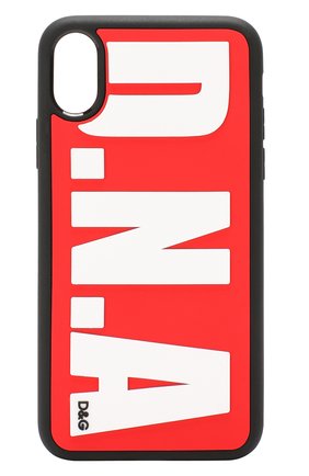 Мужской чехол для iphone x DOLCE & GABBANA красного цвета по цене 7545 руб., арт. BP2418/AA236 | Фото 1 Мужской чехол для iphone x DOLCE & GABBANA красного цвета, арт. BP2418/AA236 | Фото 1