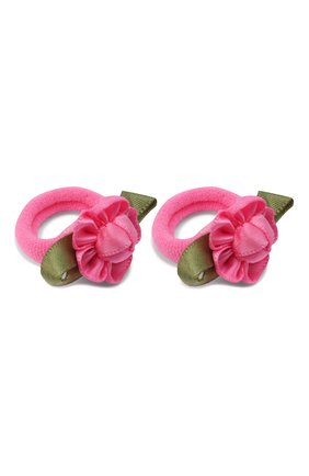Детская комплект из 2-х резинок rosette small JUNEFEE розового цвета по цене 430 руб., арт. 5900 | Фото 2 Детская комплект из 2-х резинок rosette small JUNEFEE розового цвета, арт. 5900 | Фото 2