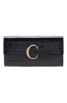 Кожаный кошелек Chloé C | Фото №1 Кожаный кошелек Chloé C | Фото №1