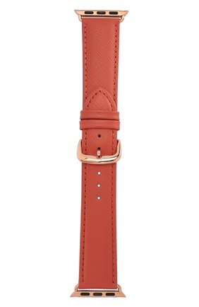 Ремешок для apple watch 38/40mm DBRAMANTE1928 кораллового цвета, арт. AW38RRGO5144 | Фото 1 (Статус проверки: Проверена категория; Региональные ограничения белый список (Axapta Mercury): RU)
