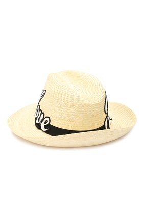 Мужская соломенная шляпа DOLCE & GABBANA бежевого цвета, арт. GH660Z/GEG65 | Фото 2 (Материал: Растительное волокно; Статус проверки: Проверено, Проверена категория)