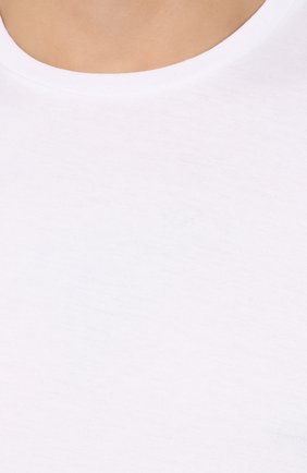 Мужская хлопковая футболка RALPH LAUREN белого цвета, арт. 790508153 | Фото 5 (Принт: Без принта; Рукава: Короткие; Длина (для топов): Стандартные; Материал внешний: Хлопок; Статус проверки: Проверено, Проверена категория; Стили: Кэжуэл)