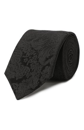 Мужской шелковый галстук DOLCE & GABBANA черного цвета по цене 12700 руб., арт. GT149E/G0JKH | Фото 1 Мужской шелковый галстук DOLCE & GABBANA черного цвета, арт. GT149E/G0JKH | Фото 1