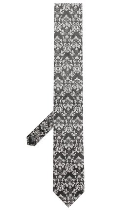 Мужской шелковый галстук DOLCE & GABBANA черного цвета по цене 12700 руб., арт. GT149E/G0JIX | Фото 2 Мужской шелковый галстук DOLCE & GABBANA черного цвета, арт. GT149E/G0JIX | Фото 2