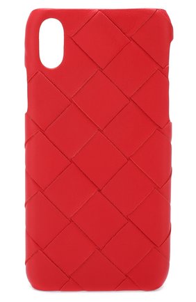 Мужской кожаный чехол для iphone x BOTTEGA VENETA красного цвета по цене 31400 руб., арт. 580150/V00BL | Фото 1 Мужской кожаный чехол для iphone x BOTTEGA VENETA красного цвета, арт. 580150/V00BL | Фото 1