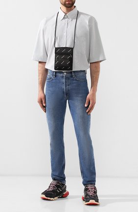 Мужская сумка explorer BALENCIAGA черного цвета по цене 33450 руб., арт. 532298/9EL75 | Фото 2 Мужская сумка explorer BALENCIAGA черного цвета, арт. 532298/9EL75 | Фото 2