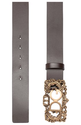 Мужской кожаный ремень DOLCE & GABBANA коричневого цвета по цене 35500 руб., арт. BC4300/AC493 | Фото 2 Мужской кожаный ремень DOLCE & GABBANA коричневого цвета, арт. BC4300/AC493 | Фото 2