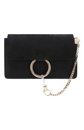 Женская сумка faye small CHLOÉ черного цвета по цене 95800 руб., арт. CHC15US127H20 | Фото 1 Женская сумка faye small CHLOÉ черного цвета, арт. CHC15US127H20 | Фото 1