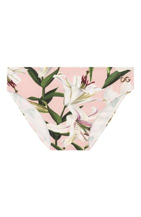 Детского бикини DOLCE & GABBANA светло-розового цвета по цене 13950 руб., арт. L2J808/FSGQR | Фото 1 Детского бикини DOLCE & GABBANA светло-розового цвета, арт. L2J808/FSGQR | Фото 1 (Материал внешний: Синтетический материал; Кросс-КТ НВ: Плавки; Материал подклада: Синтетический материал; Статус проверки: Проверена категория; Ростовка одежда: 18 мес | 86 см)