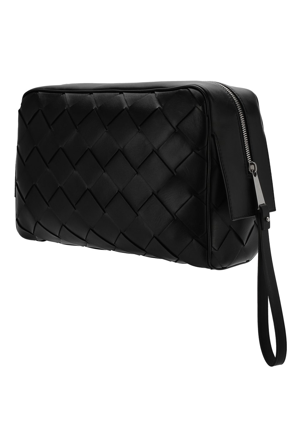 Мужской кожаный несессер BOTTEGA VENETA черного цвета по цене 123000 руб., арт. 575554/V00BG | Фото 2 Мужской кожаный несессер BOTTEGA VENETA черного цвета, арт. 575554/V00BG | Фото 2 (Материал: Натуральная кожа; Статус проверки: Проверена категория)