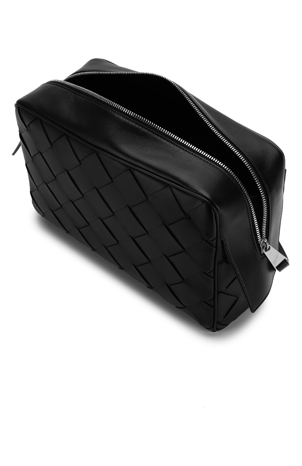 Мужской кожаный несессер BOTTEGA VENETA черного цвета по цене 123000 руб., арт. 575554/V00BG | Фото 3 Мужской кожаный несессер BOTTEGA VENETA черного цвета, арт. 575554/V00BG | Фото 3 (Материал: Натуральная кожа; Статус проверки: Проверена категория)