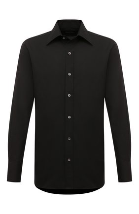 Мужская хлопковая сорочка TOM FORD черного цвета по цене 39650 руб., арт. 6FT195/94S1JE | Фото 1 Мужская хлопковая сорочка TOM FORD черного цвета, арт. 6FT195/94S1JE | Фото 1