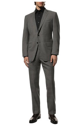 Мужская хлопковая сорочка TOM FORD черного цвета по цене 39650 руб., арт. 6FT195/94S1JE | Фото 2 Мужская хлопковая сорочка TOM FORD черного цвета, арт. 6FT195/94S1JE | Фото 2