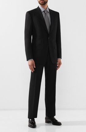 Мужской шерстяной костюм TOM FORD черного цвета по цене 284500 руб., арт. 622R12/21AA43 | Фото 1 Мужской шерстяной костюм TOM FORD черного цвета, арт. 622R12/21AA43 | Фото 1