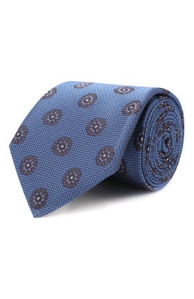 Мужской шелковый галстук CANALI синего цвета по цене 10600 руб., арт. 18/HJ02323 | Фото 1 Мужской шелковый галстук CANALI синего цвета, арт. 18/HJ02323 | Фото 1