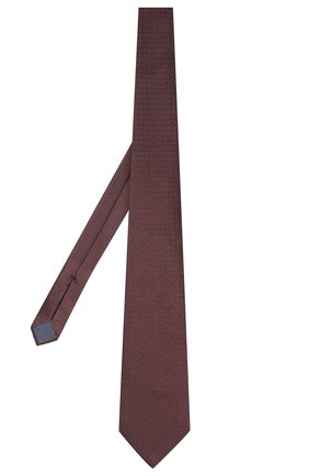 Мужской шелковый галстук ERMENEGILDO ZEGNA бордового цвета по цене 17700 руб., арт. Z6F01/1US | Фото 2 Мужской шелковый галстук ERMENEGILDO ZEGNA бордового цвета, арт. Z6F01/1US | Фото 2