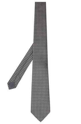 Мужской шелковый галстук ERMENEGILDO ZEGNA темно-серого цвета по цене 13450 руб., арт. Z6E05/1UM | Фото 2 Мужской шелковый галстук ERMENEGILDO ZEGNA темно-серого цвета, арт. Z6E05/1UM | Фото 2