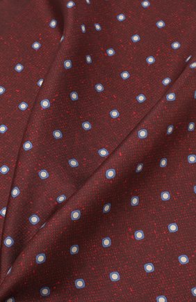 Мужской шелковый платок KITON бордового цвета, арт. UP0CHCX02S55 | Фото 2 (Материал: Шелк, Текстиль; Статус проверки: Проверена категория, Проверено)
