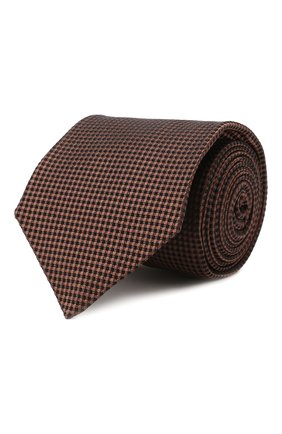 Мужской шелковый галстук KITON коричневого цвета по цене 19950 руб., арт. UCRVKLC09F57 | Фото 1 Мужской шелковый галстук KITON коричневого цвета, арт. UCRVKLC09F57 | Фото 1