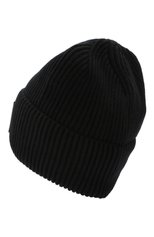 Женская шерстяная шапка VERSACE черного цвета, арт. ICAP007/IK0311 | Фото 2 (Материал: Текстиль, Шерсть; Статус проверки: Проверена категория)