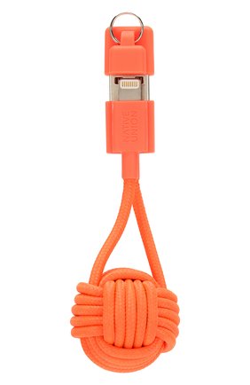Брелок с зарядным кабелем key cable NATIVE UNION оранжевого цвета, арт. KEY-L-COR | Фото 1 (Статус проверки: Проверена категория; Региональные ограничения белый список (Axapta Mercury): RU)