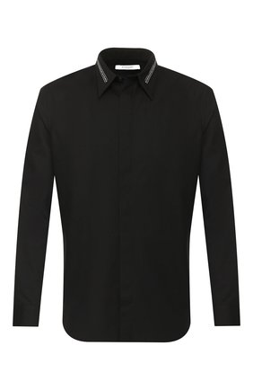 Мужская хлопковая сорочка GIVENCHY черного цвета по цене 46700 руб., арт. BM60DM10KL | Фото 1 Мужская хлопковая сорочка GIVENCHY черного цвета, арт. BM60DM10KL | Фото 1
