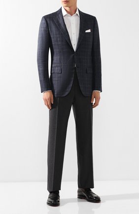 Мужской шерстяные брюки TOM FORD серого цвета по цене 85750 руб., арт. 631R11/610043 | Фото 2 Мужской шерстяные брюки TOM FORD серого цвета, арт. 631R11/610043 | Фото 2
