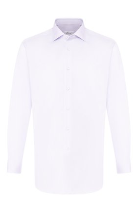 Мужская хлопковая сорочка BRIONI сиреневого цвета по цене 46950 руб., арт. RCL8DL/PZ003 | Фото 1 Мужская хлопковая сорочка BRIONI сиреневого цвета, арт. RCL8DL/PZ003 | Фото 1 (Рукава: Длинные; Статус проверки: Проверено, Проверена категория; Длина (для топов): Стандартные; Материал внешний: Хлопок; Случай: Формальный; Мужское Кросс-КТ: Сорочка-одежда; Принт: Однотонные; Манжеты: На пуговицах; Воротник: Акула; Региональные ограничения белый список (Axapta Mercury): RU)