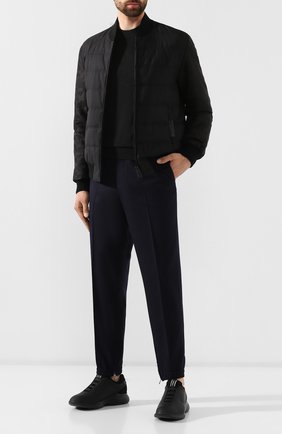Мужские кроссовки Z ZEGNA черного цвета по цене 43650 руб., арт. A4026X-LHGST | Фото 2 Мужские кроссовки Z ZEGNA черного цвета, арт. A4026X-LHGST | Фото 2