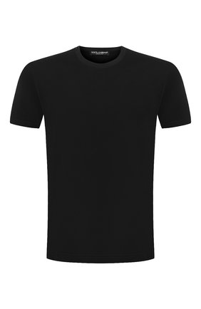 Мужская хлопковая футболка DOLCE & GABBANA темно-синего цвета по цене 27550 руб., арт. G8JX7T/FU7EQ | Фото 1 Мужская хлопковая футболка DOLCE & GABBANA темно-синего цвета, арт. G8JX7T/FU7EQ | Фото 1 (Рукава: Короткие; Длина (для топов): Стандартные; Материал внешний: Хлопок; Принт: Без принта; Стили: Кэжуэл; Статус проверки: Проверена категория; Региональные ограничения белый список (Axapta Mercury): RU)