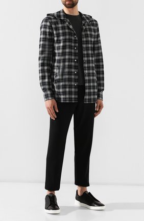 Мужской шерстяные брюки ERMENEGILDO ZEGNA черного цвета по цене 54900 руб., арт. UTI11/TT12 | Фото 2 Мужской шерстяные брюки ERMENEGILDO ZEGNA черного цвета, арт. UTI11/TT12 | Фото 2
