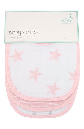 Комплект из 3-х нагрудников snap bibs | Фото №1 Комплект из 3-х нагрудников snap bibs | Фото №1