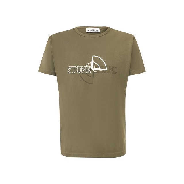 Хлопковая футболка Stone Island 10293000