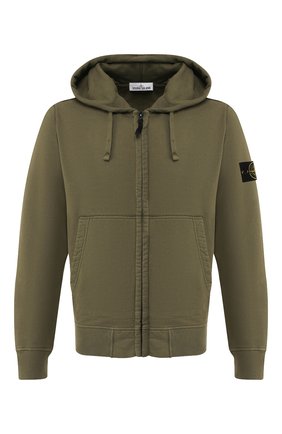 Мужская хлопковая толстовка STONE ISLAND хаки цвета по цене 20950 руб., арт. 711560220 | Фото 1 Мужская хлопковая толстовка STONE ISLAND хаки цвета, арт. 711560220 | Фото 1