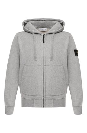 Мужская хлопковая толстовка STONE ISLAND светло-серого цвета по цене 20950 руб., арт. 711560220 | Фото 1 Мужская хлопковая толстовка STONE ISLAND светло-серого цвета, арт. 711560220 | Фото 1