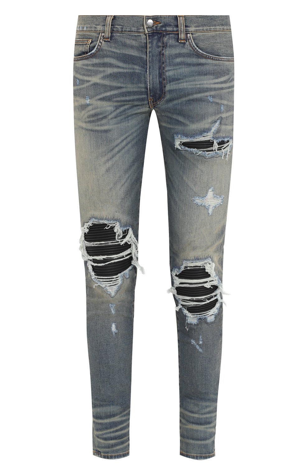 Мужские голубые джинсы AMIRI купить в интернет-магазине ЦУМ, арт. MBMX1-LTH