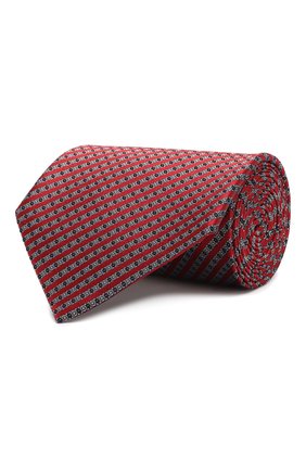 Мужской шелковый галстук ERMENEGILDO ZEGNA красного цвета по цене 13450 руб., арт. Z6E04/1XW | Фото 1 Мужской шелковый галстук ERMENEGILDO ZEGNA красного цвета, арт. Z6E04/1XW | Фото 1