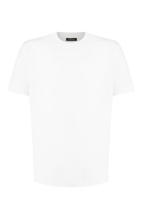 Мужская хлопковая футболка Z ZEGNA белого цвета по цене 10900 руб., арт. VT372/ZZ650 | Фото 1 Мужская хлопковая футболка Z ZEGNA белого цвета, арт. VT372/ZZ650 | Фото 1