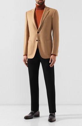 Мужской шерстяной пиджак ERMENEGILDO ZEGNA бежевого цвета по цене 189500 руб., арт. 658000/122520 | Фото 2 Мужской шерстяной пиджак ERMENEGILDO ZEGNA бежевого цвета, арт. 658000/122520 | Фото 2