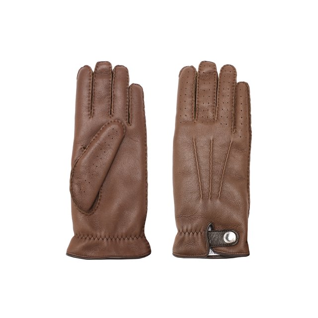 фото Кожаные перчатки brunello cucinelli