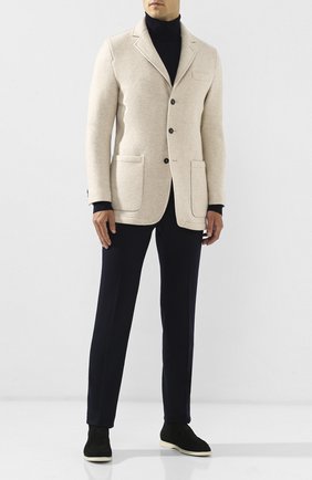Мужской кашемировый пиджак KITON бежевого цвета по цене 828000 руб., арт. UW0606V03S09 | Фото 2 Мужской кашемировый пиджак KITON бежевого цвета, арт. UW0606V03S09 | Фото 2