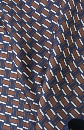 Мужской шелковый платок KITON коричневого цвета по цене 13550 руб., арт. UP0CHCX02S55 | Фото 2 Мужской шелковый платок KITON коричневого цвета, арт. UP0CHCX02S55 | Фото 2