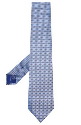 Мужской шелковый галстук BRIONI голубого цвета по цене 16950 руб., арт. 062I00/08446 | Фото 2 Мужской шелковый галстук BRIONI голубого цвета, арт. 062I00/08446 | Фото 2